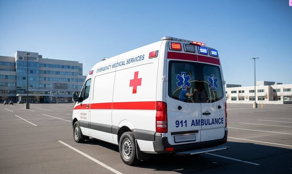 Nosileia247's private ambulance parked