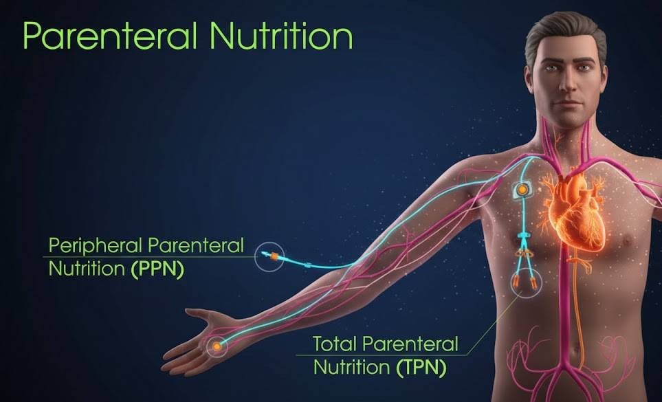 Parenteral nutrition anatomy
