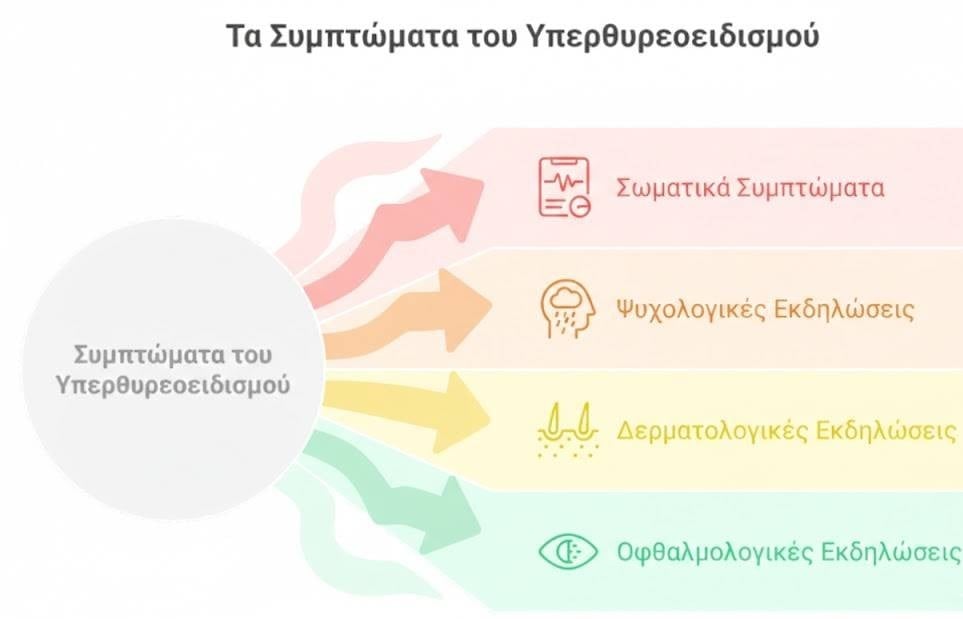 Symptoms of hyperthyroidism
