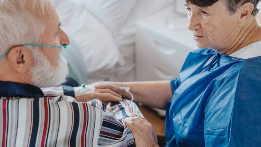 Patient and doctor discussing