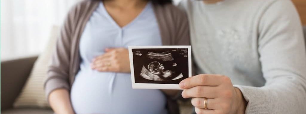 Ultrasound of a pregnant woman